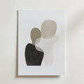 Subtle Figures in Motion – stilfullt konsttryck från Bozetto, tryckt på matt finpapper