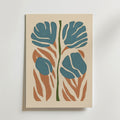Abstract botanical – stilfullt konsttryck från Bozetto, tryckt på matt finpapper