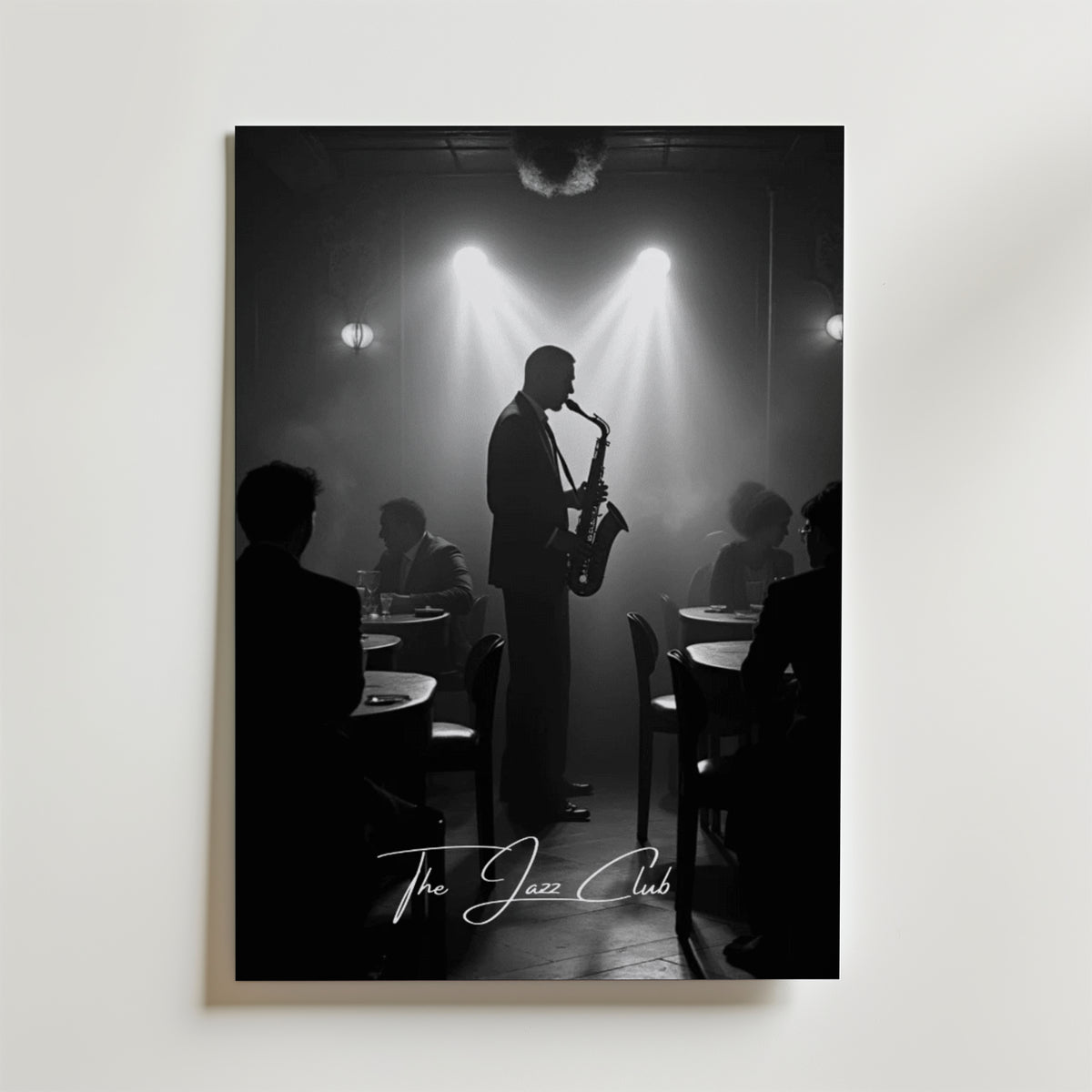 The Jazz Club – stilfullt konsttryck från Bozetto, tryckt på matt finpapper i hög tryckkvalitet