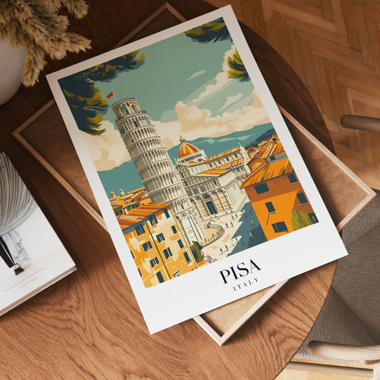The Leaning Charm Of Pisa Poster