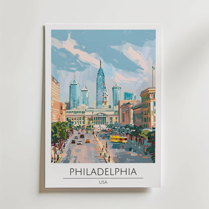 Philadelphia City Hall View Poster