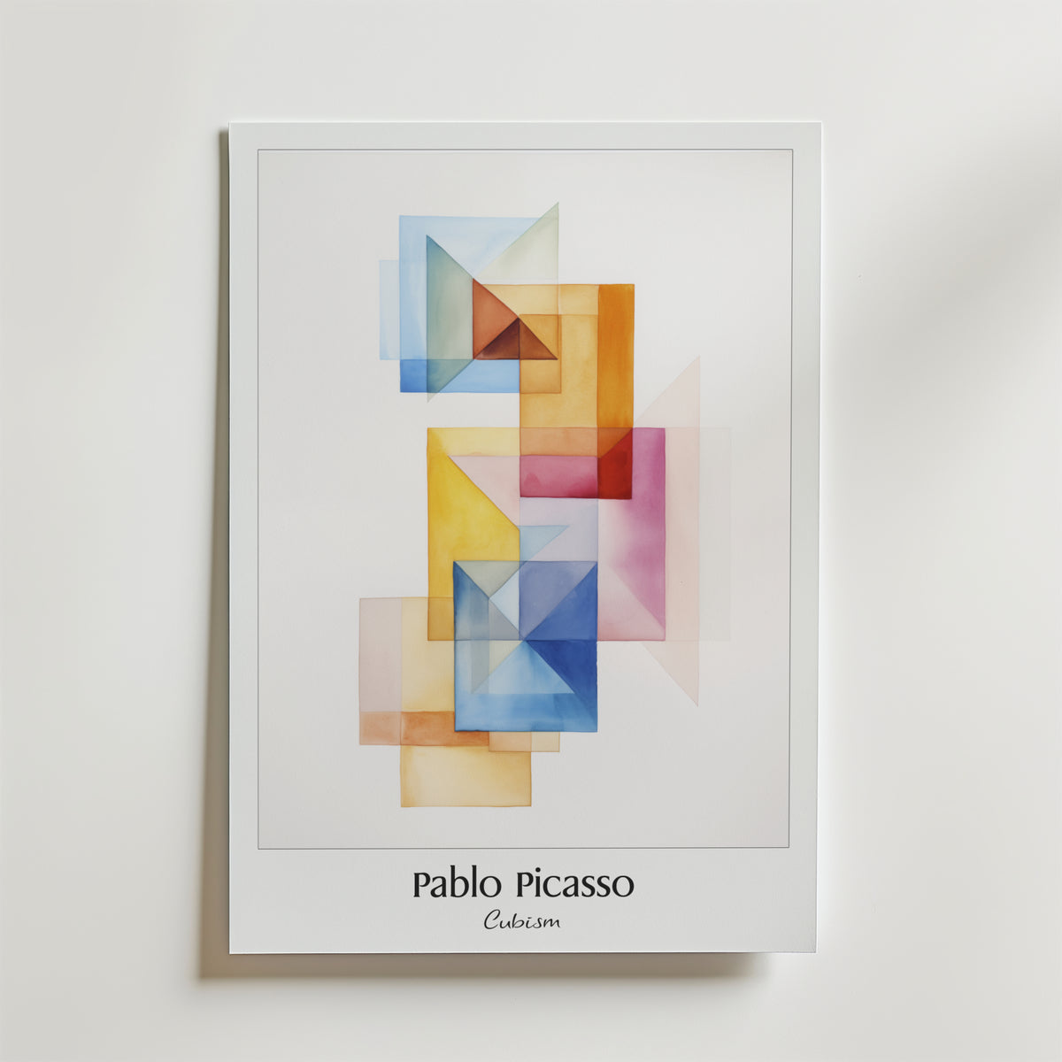 Picasso Cubism – stilfullt konsttryck från Bozetto, tryckt på matt finpapper i hög tryckkvalitet