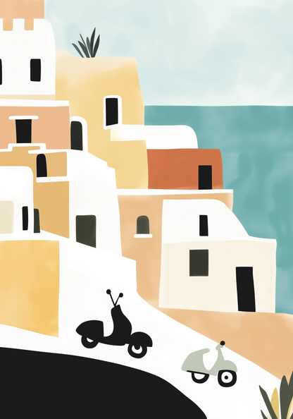 Afternoons in Amalfi Poster