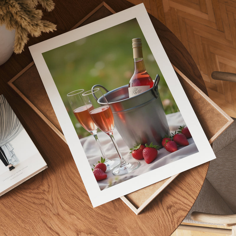 Strawberry Picnic Poster