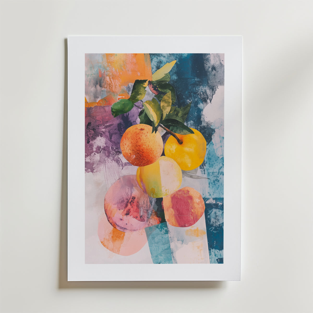Abstract Harvest – stilfullt konsttryck från Bozetto, tryckt på matt finpapper i hög tryckkvalitet