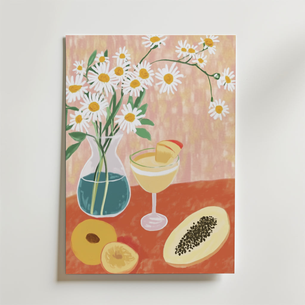 Tropical Blossom – stilfullt konsttryck från Bozetto, tryckt på matt finpapper i hög tryckkvalitet