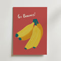 Go Bananas – stilfullt konsttryck från Bozetto, tryckt på matt finpapper i hög tryckkvalitet