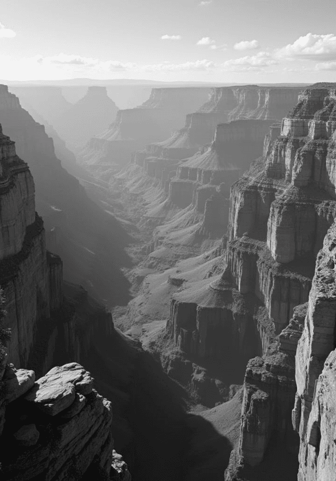 Grand Canyon Shadows Poster