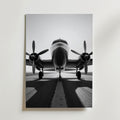 Vintage Airplane – stilfullt konsttryck från Bozetto, tryckt på matt finpapper i hög tryckkvalitet
