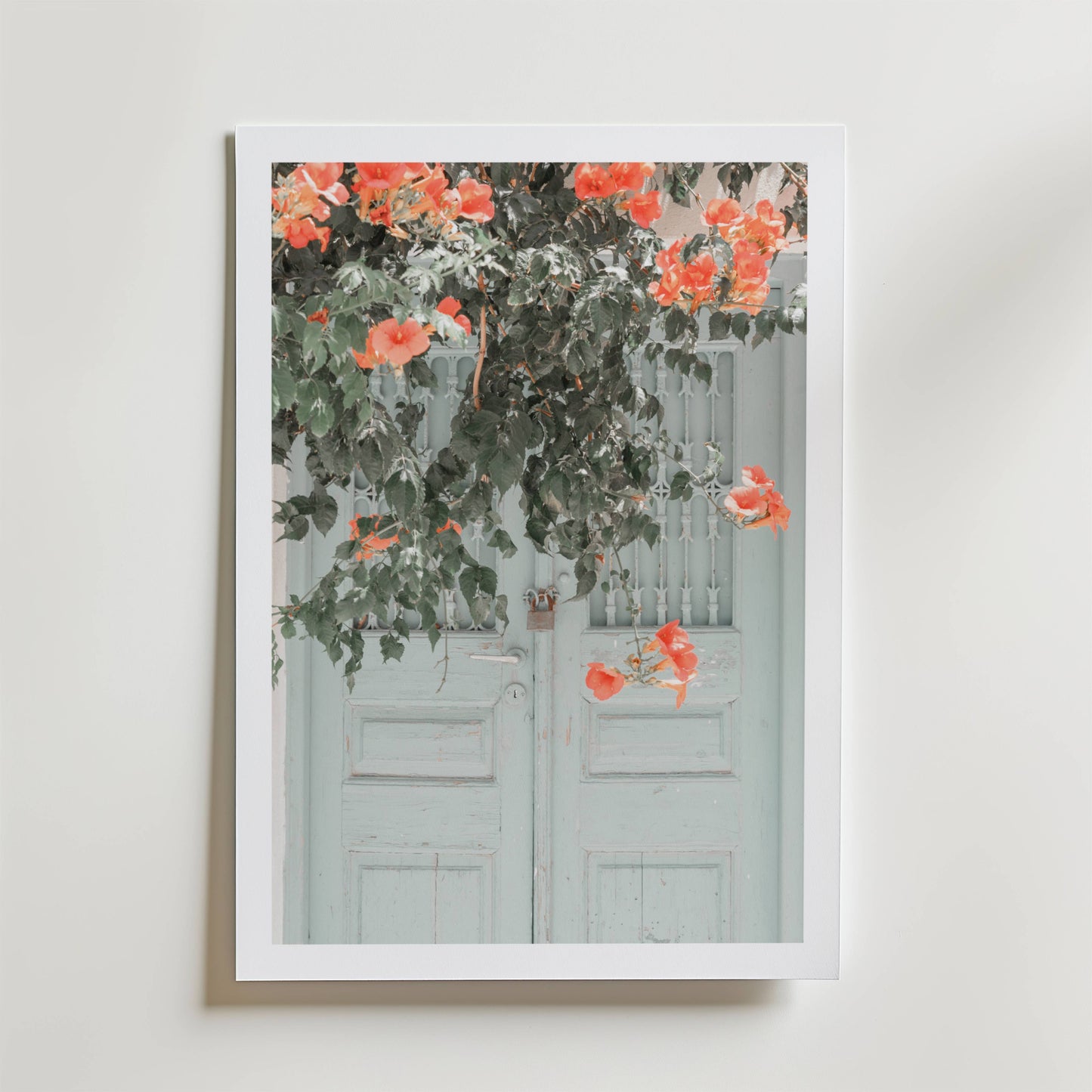 Rustic Floral Doorway Poster