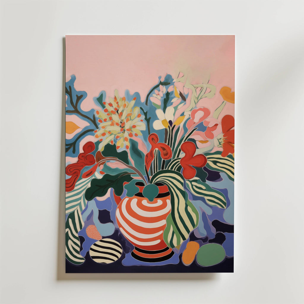Blooming Harmony No.2 – stilfullt konsttryck från Bozetto, tryckt på matt finpapper