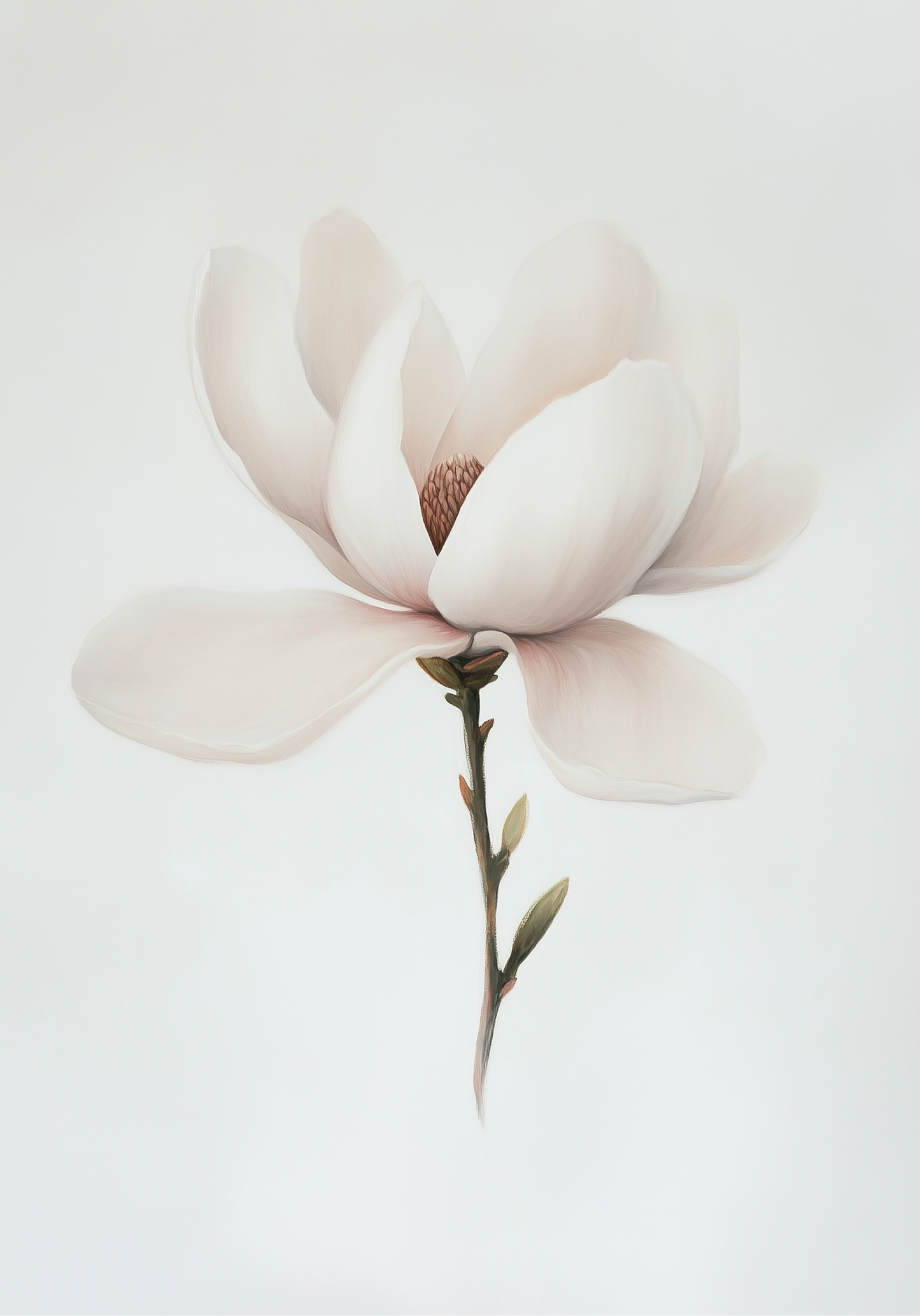 Minimalist magnolia Poster