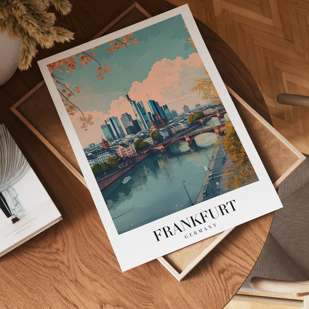 The Frankfurt poster visad rakt fram – Bozetto affisch i hög tryckkvalitet i hög tryckkvalitet
