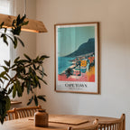 Cape Town By The Sea poster visad rakt fram – Bozetto affisch i hög tryckkvalitet