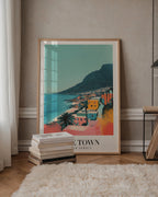 Cape Town By The Sea – affisch med snyggt motiv, köp enkelt hos Bozetto i flera storlekar