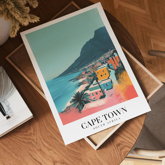 Cape Town By The Sea Poster