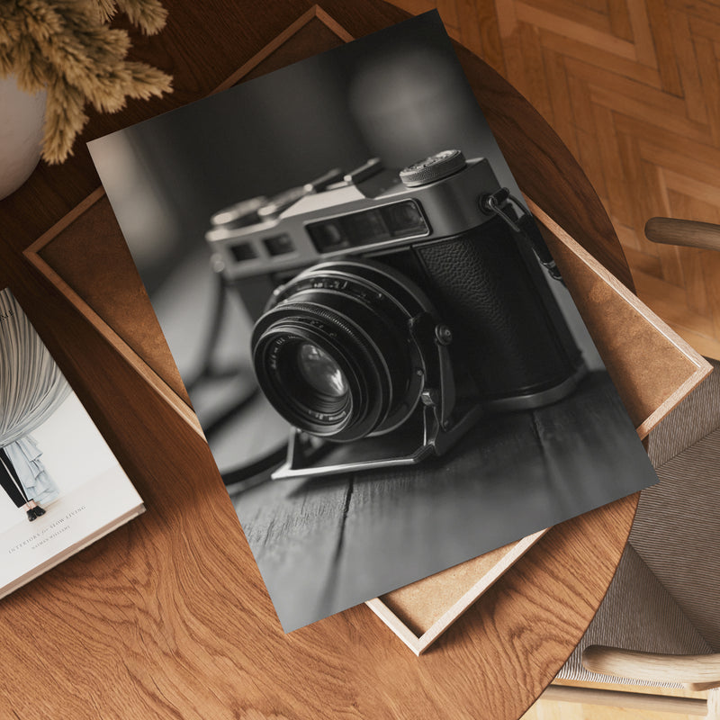 Old School Camera Poster