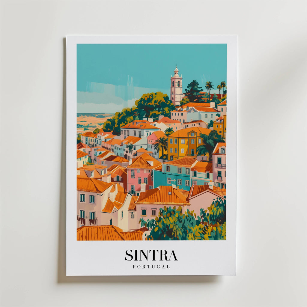 Echoes Of Sintra – stilfullt konsttryck från Bozetto, tryckt på matt finpapper i hög tryckkvalitet