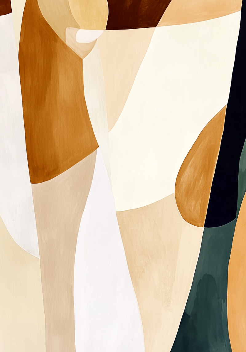 Where We Begin Abstract Poster