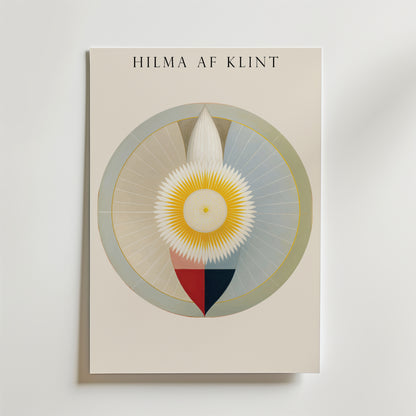 Hilma af Klint The Sun Within Poster