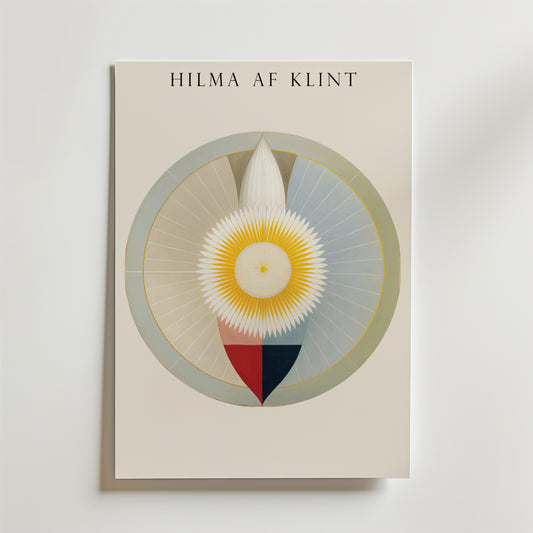 Hilma af Klint The Sun Within Poster