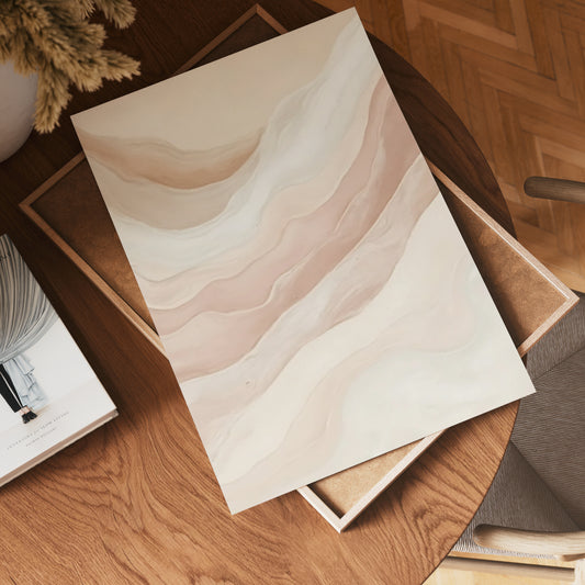 Abstract Mountain Poster