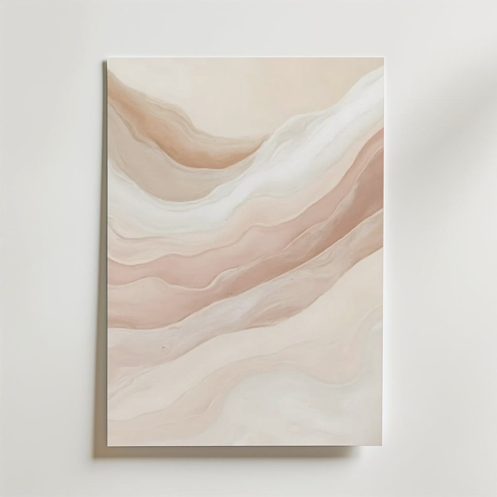Abstract Mountain – stilfullt konsttryck från Bozetto, tryckt på matt finpapper i hög tryckkvalitet