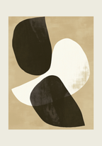 Minimal Abstract Shapes poster visad rakt fram – Bozetto affisch i hög tryckkvalitet