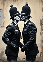 Uniform Love poster visad rakt fram – Bozetto affisch i hög tryckkvalitet i hög tryckkvalitet