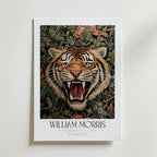 William Morris Jungle Tiger – stilfullt konsttryck från Bozetto, tryckt på matt finpapper