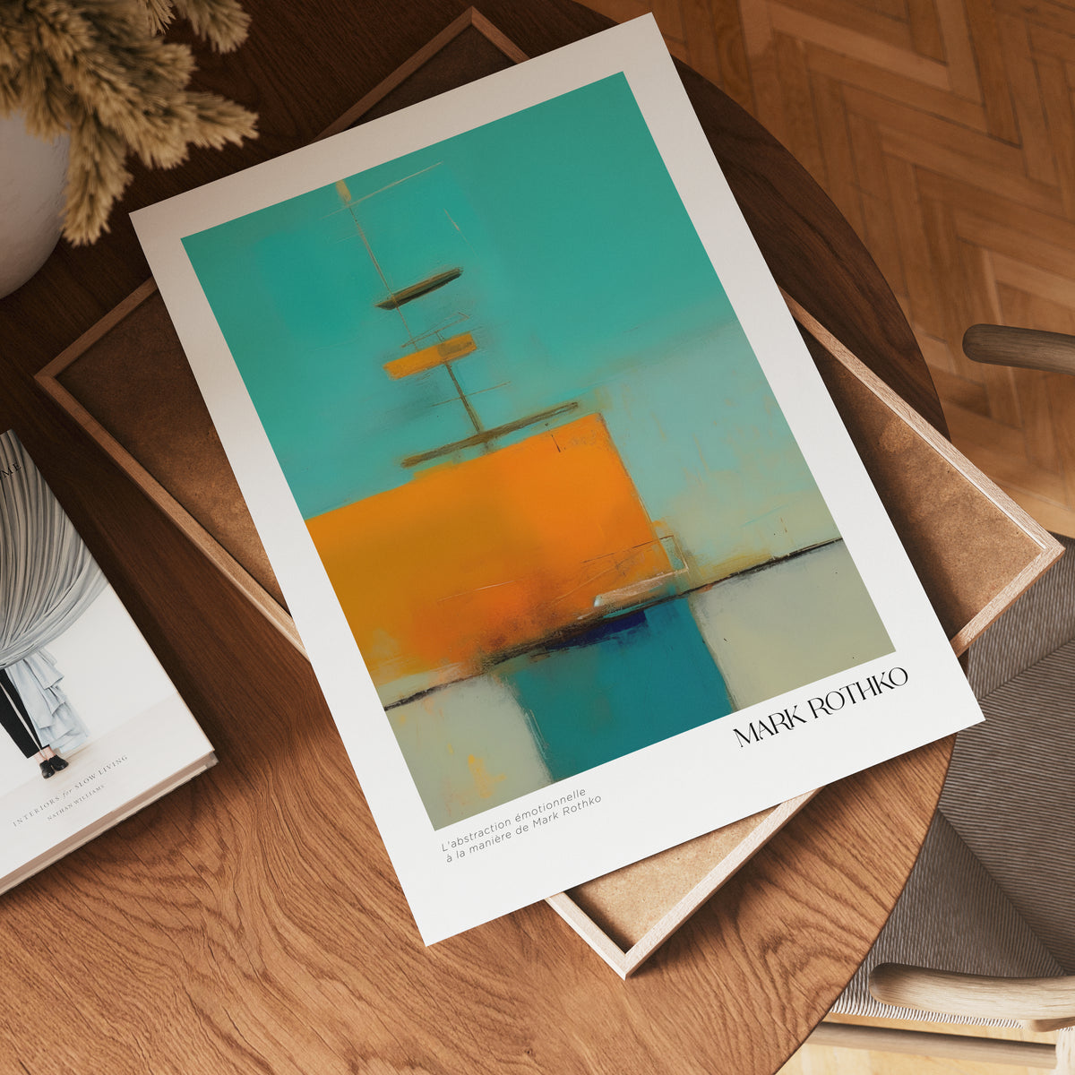 Abstract Vastness Mark – affisch med stilfullt motiv från Bozetto i hög kvalitet