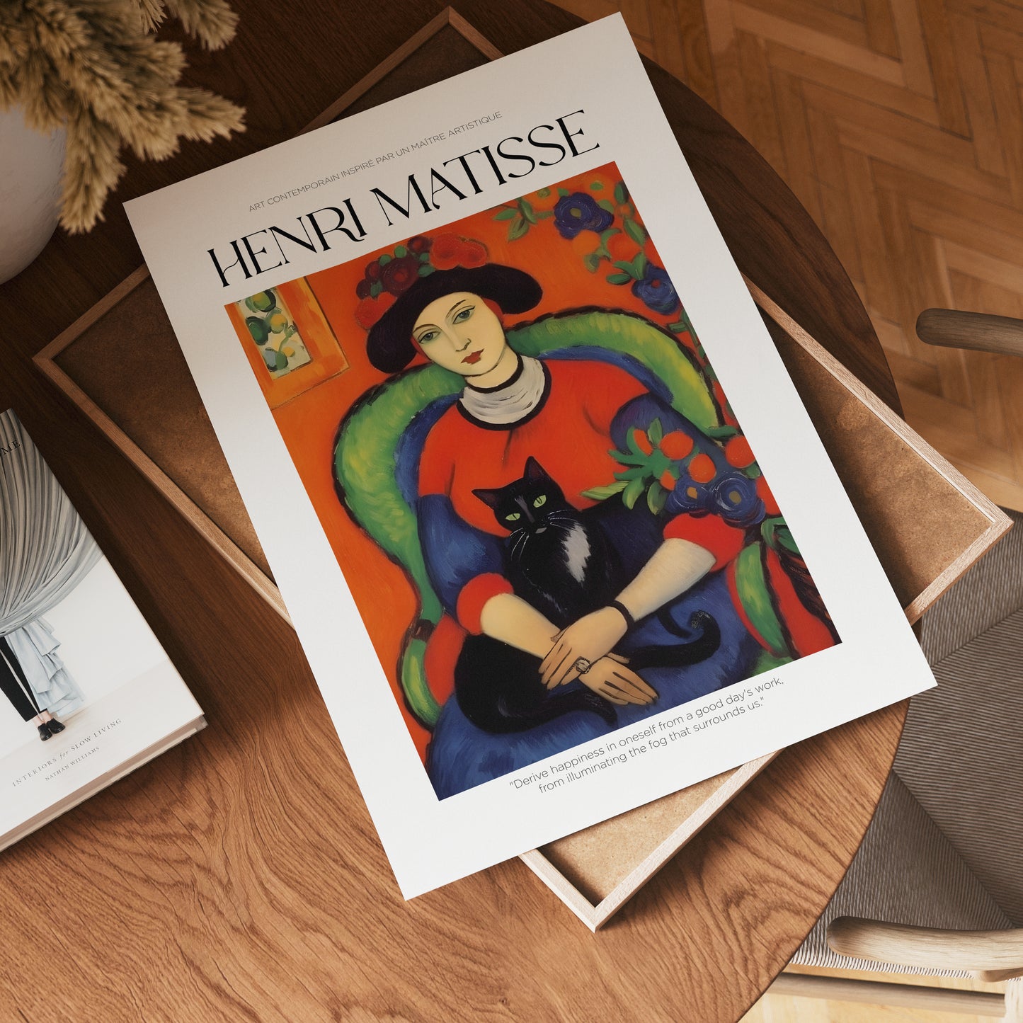 La Femme au Chat Matisse Poster