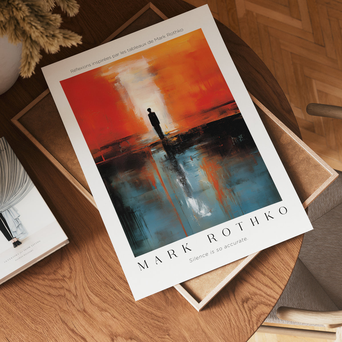 Alone in Color Mark Rothko poster visad rakt fram – Bozetto affisch i hög tryckkvalitet