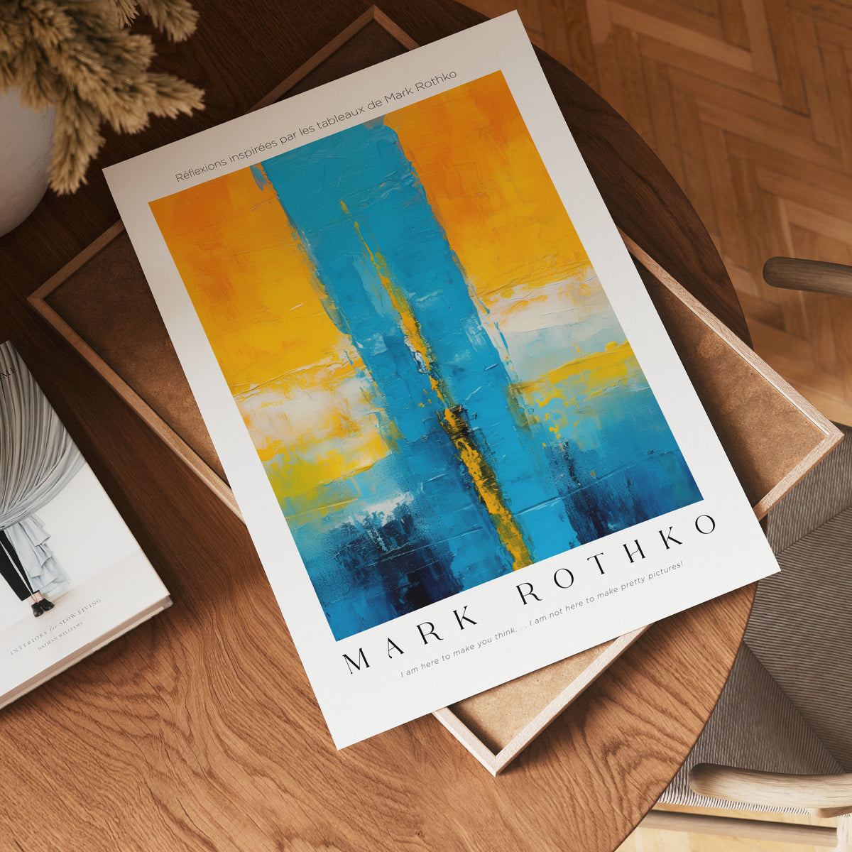 Skybreak Mark Rothko poster visad rakt fram – Bozetto affisch i hög tryckkvalitet