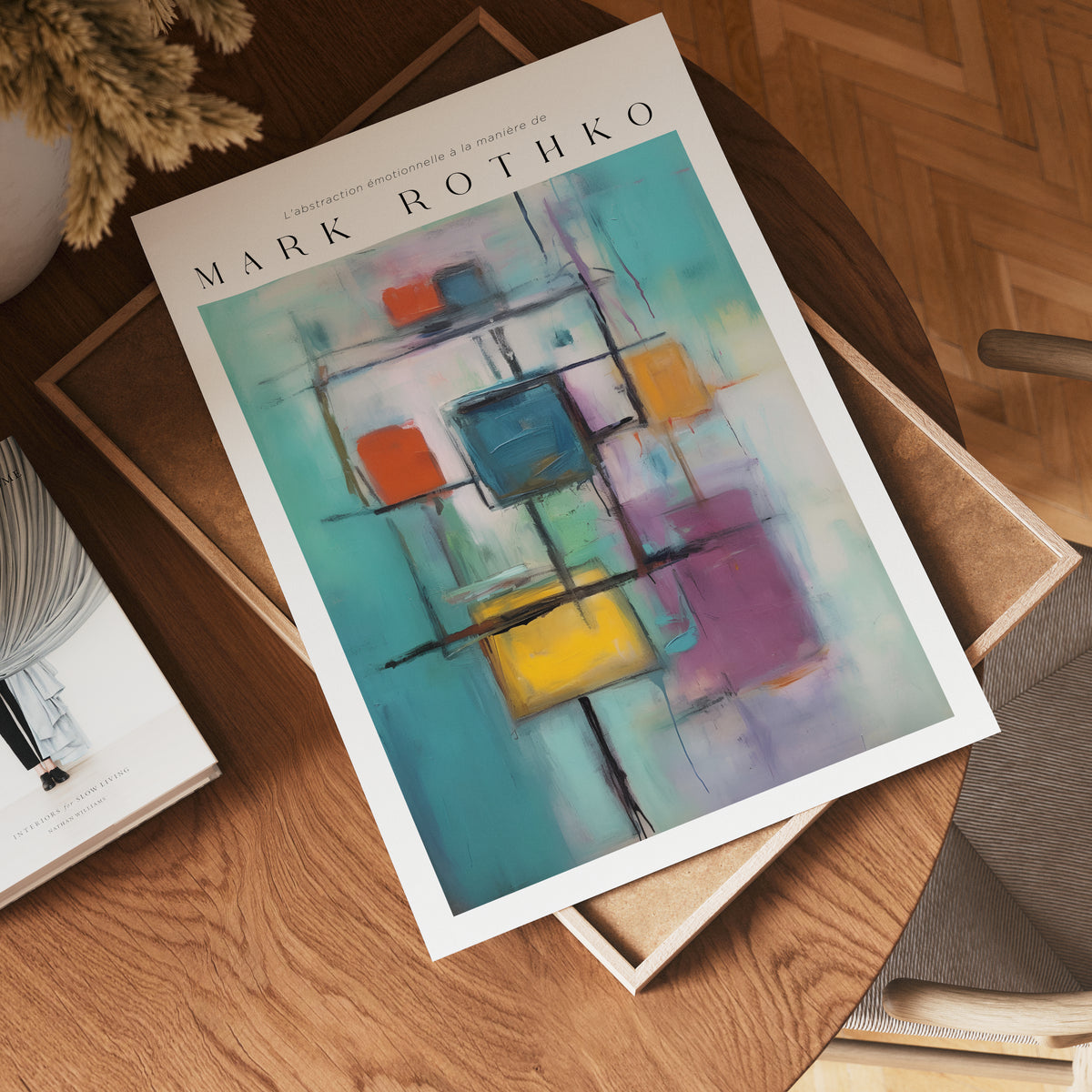 Vibrant Constructs Mark – affisch med stilfullt motiv från Bozetto i hög kvalitet