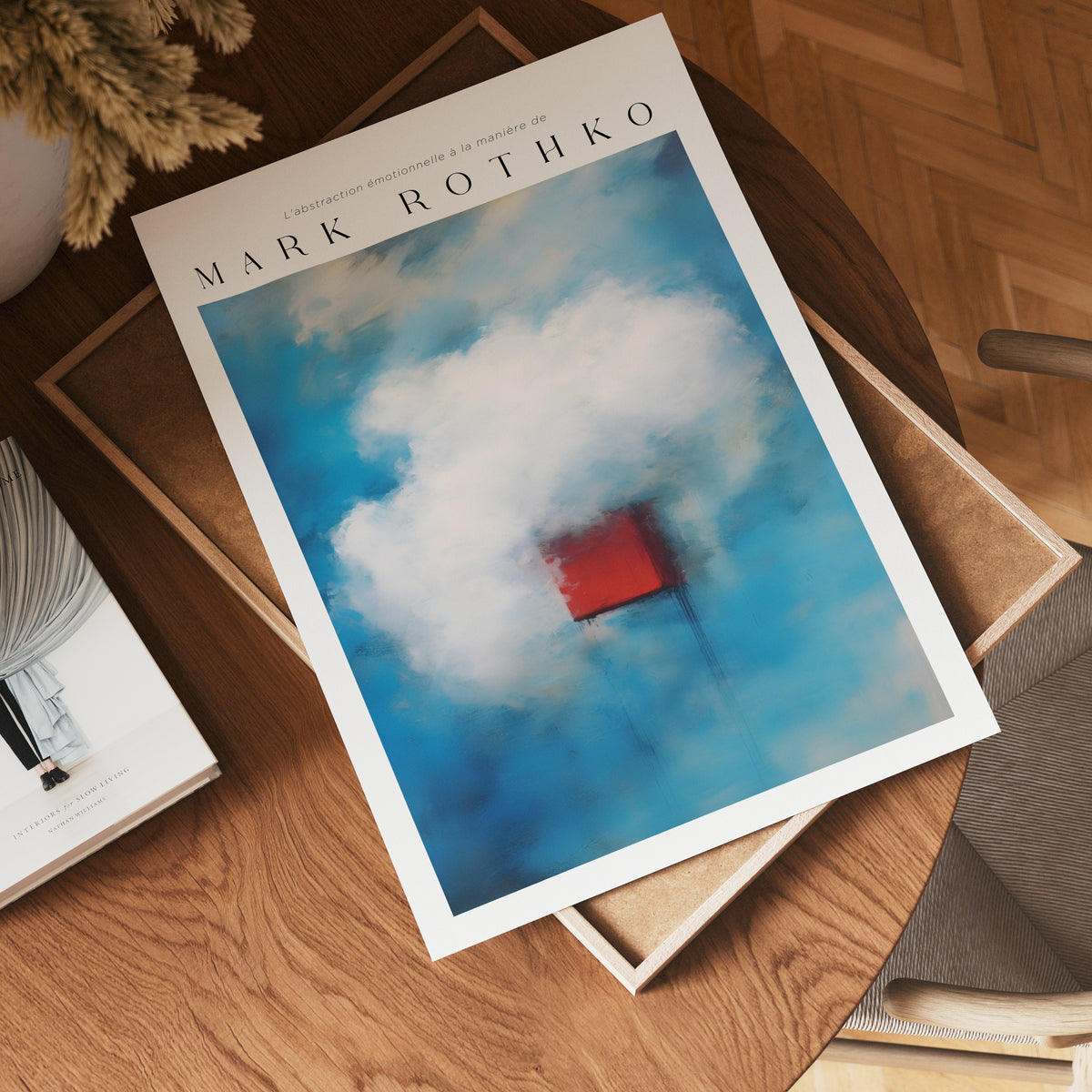 Cloud Memory Mark Rothko – affisch med stilfullt motiv från Bozetto i hög kvalitet
