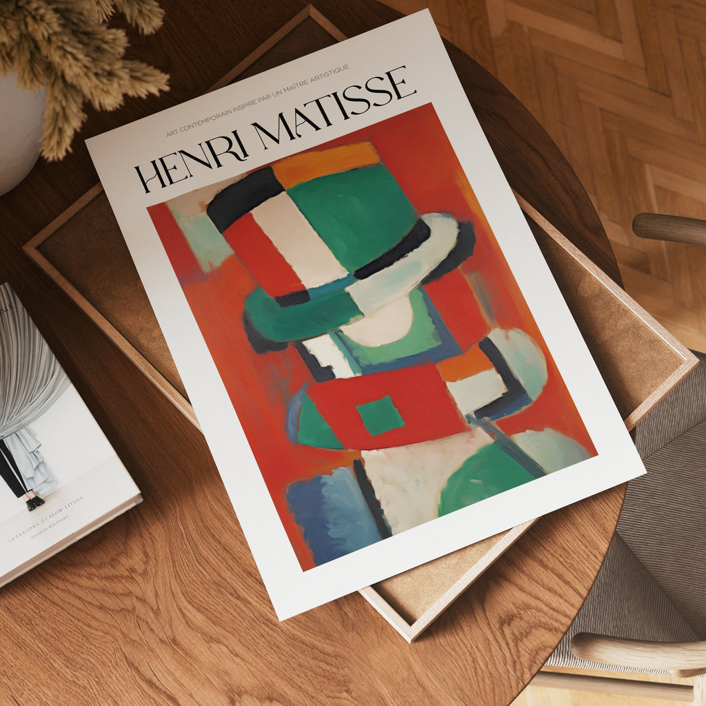 L’Homme au Chapeau Matisse – affisch med stilfullt motiv från Bozetto i hög kvalitet