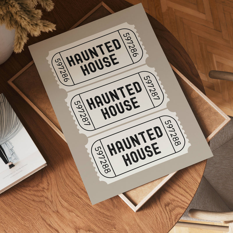 Haunted Ticket Poster