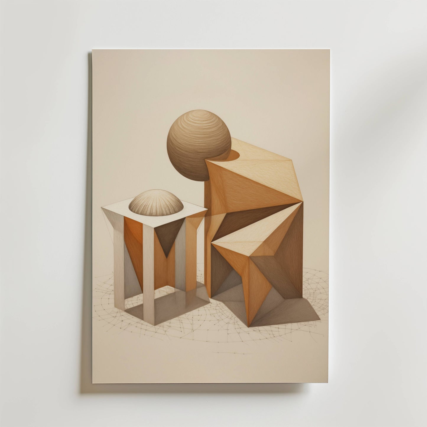 Geometric Harmony Poster