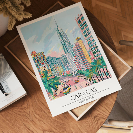 Caracas Skyline Poster