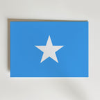 Somalia National Flag Poster – modern konst och stilren konsttryck för hemmet hos Bozetto