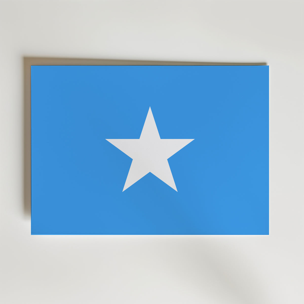 Somalia National Flag Poster – modern konst och stilren konsttryck för hemmet hos Bozetto