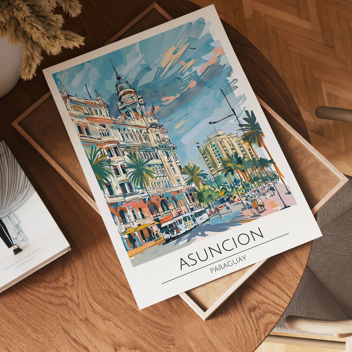 Asuncion Cityscape Poster