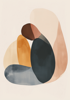 Abstract Embrace – affisch med snyggt motiv, köp enkelt hos Bozetto i flera storlekar
