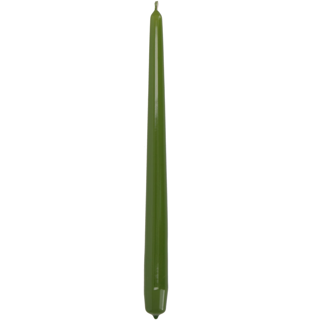 Antikljus Skogsgrön 30 cm 10-pack – Lång Brinntid