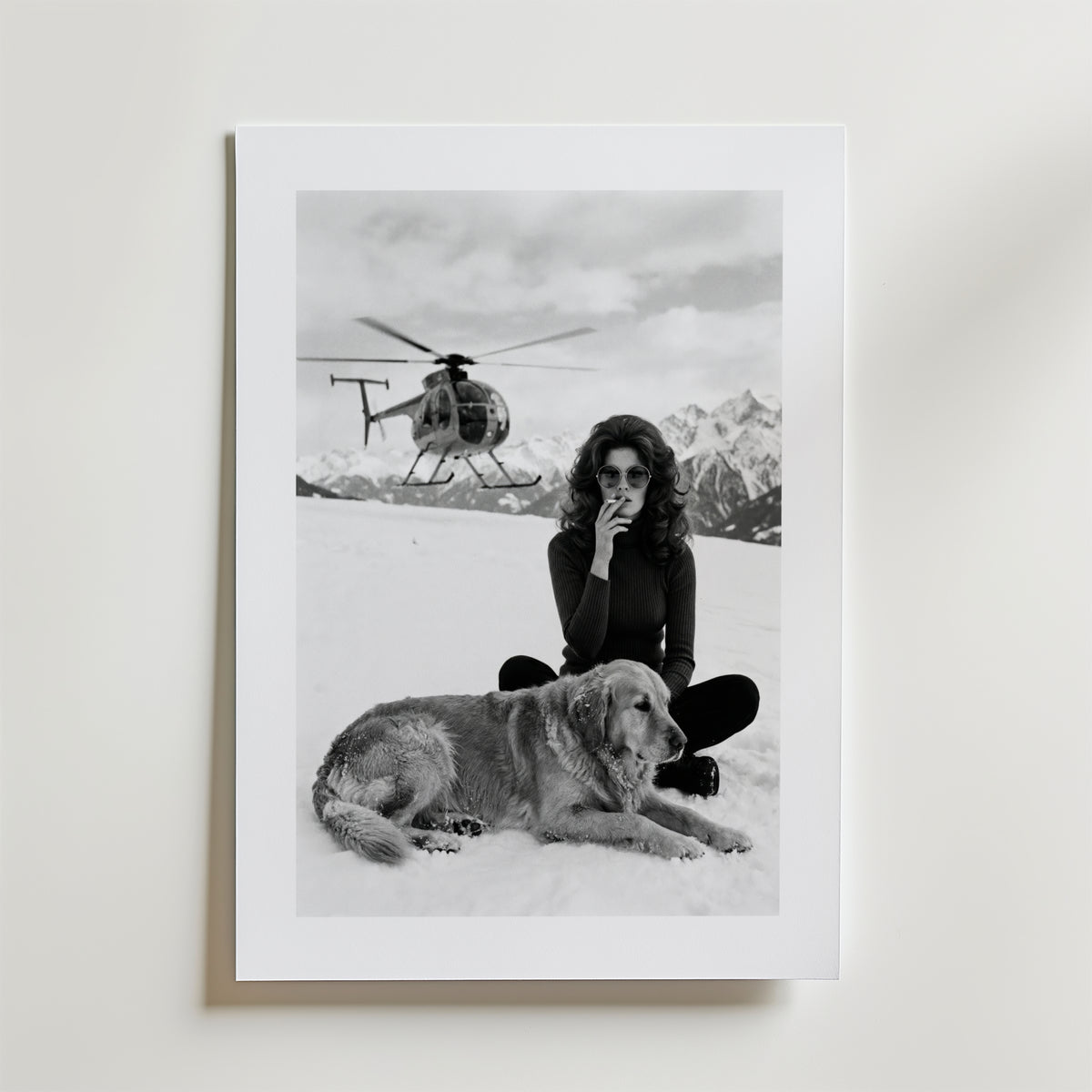 Bundle 4-pack Alpine Icons Collection – kuraterad postercollection som lyfter hemmet hos Bozetto