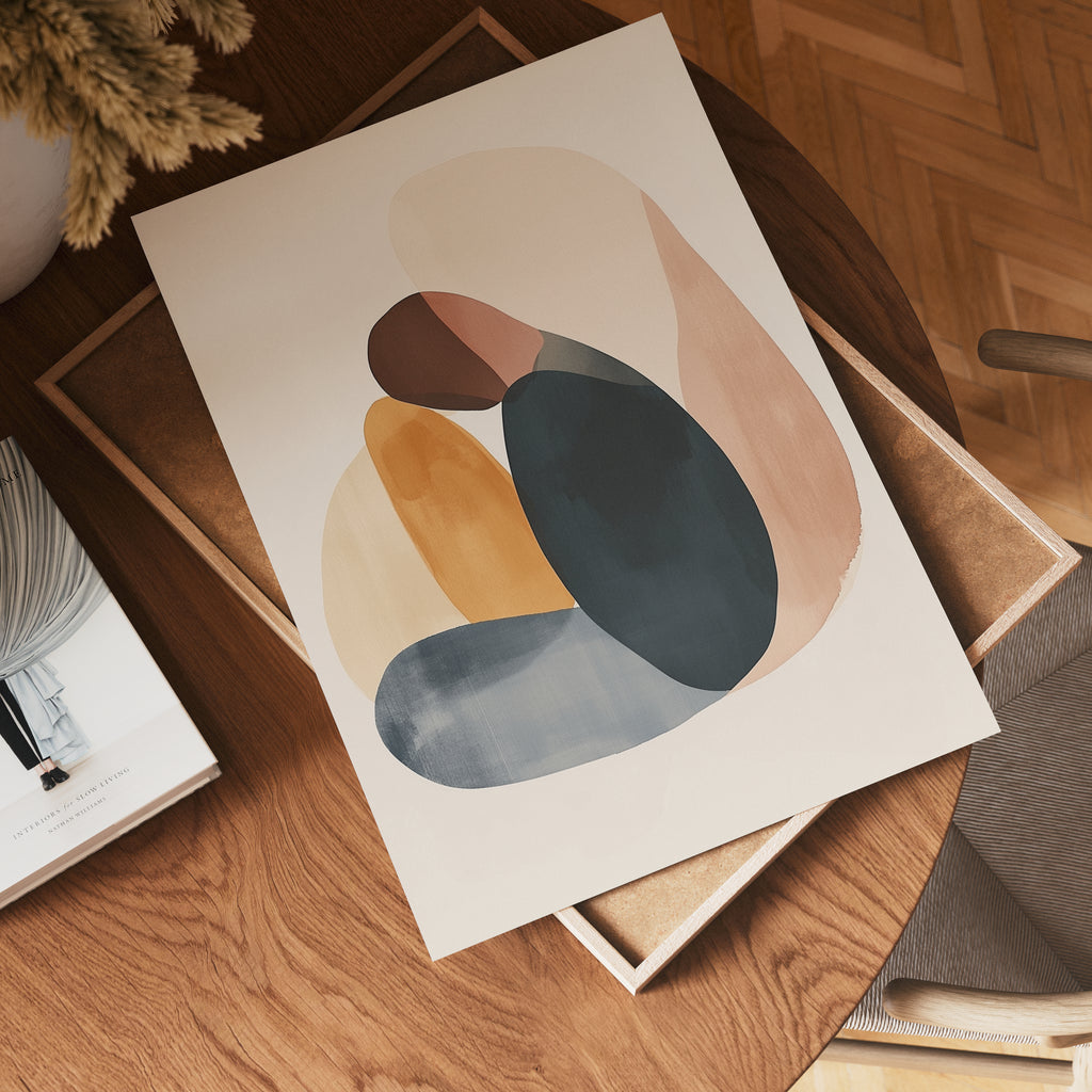Abstract Embrace poster visad rakt fram – Bozetto affisch i hög tryckkvalitet i hög tryckkvalitet