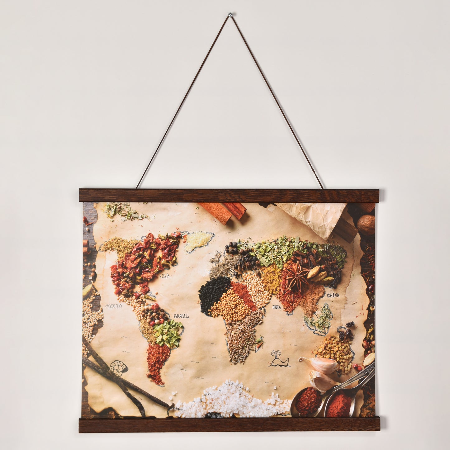 Posterhängare Valnöt med magnet