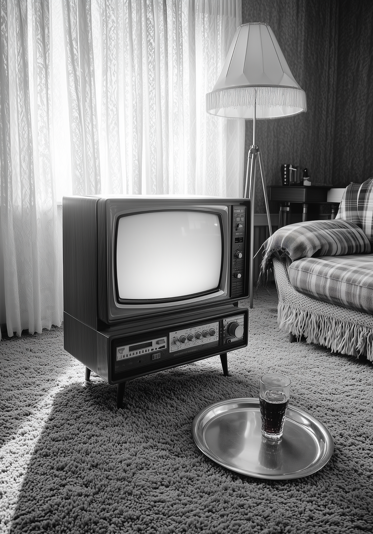 Vintage Living Room Poster