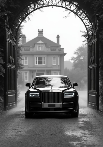 Vintage Rolls Royce No.2 Poster